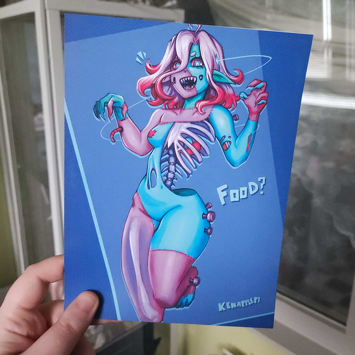 "Zombrrrrr" A5 Print