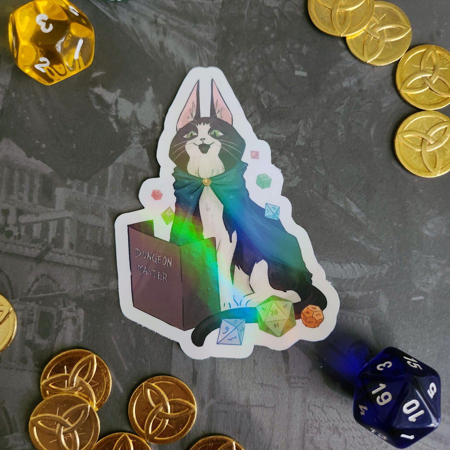 TTRPG Kitty Stickers (SET A)