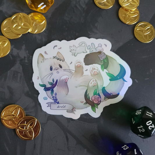 TTRPG Kitty Stickers (SET A)