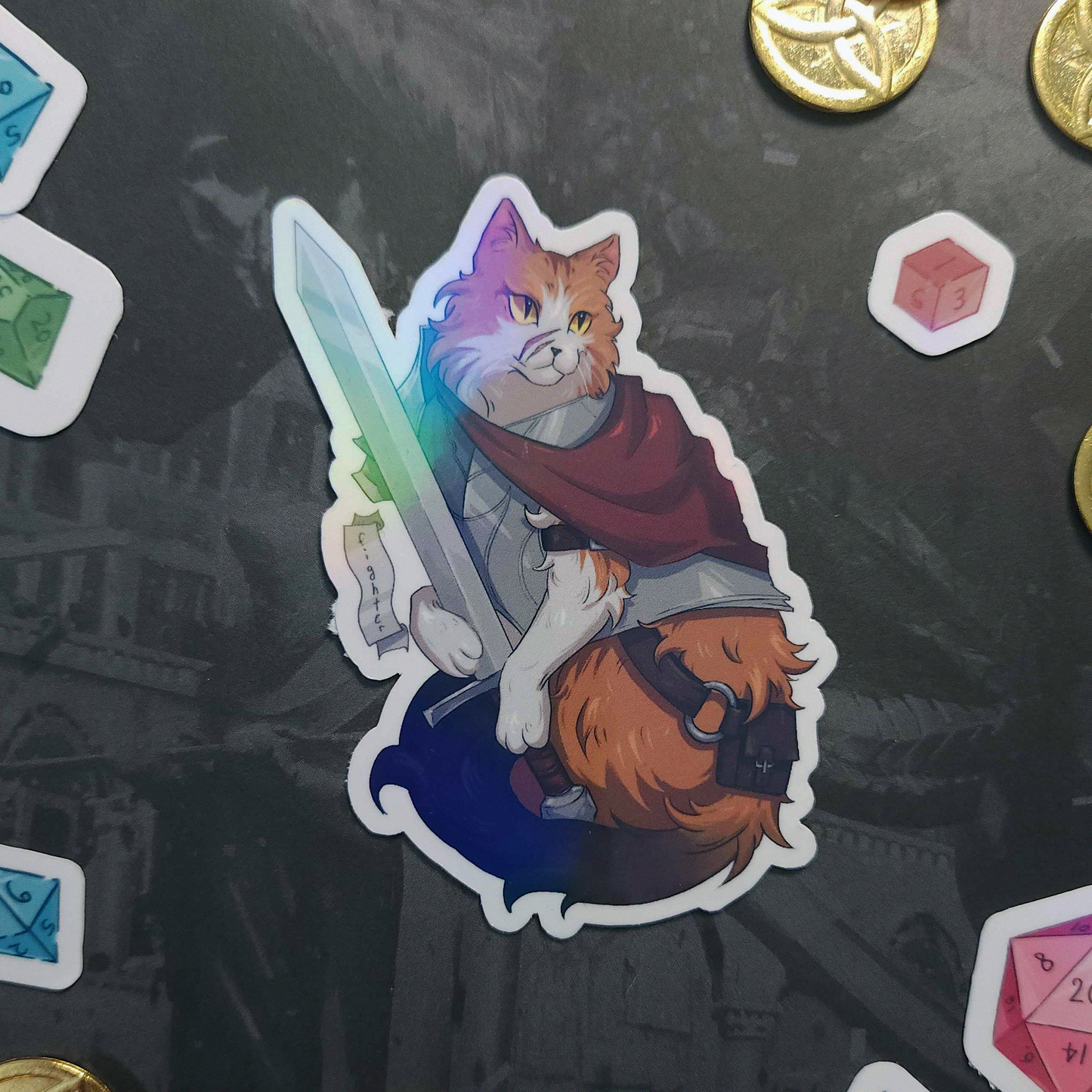 TTRPG Kitty Stickers (SET B)