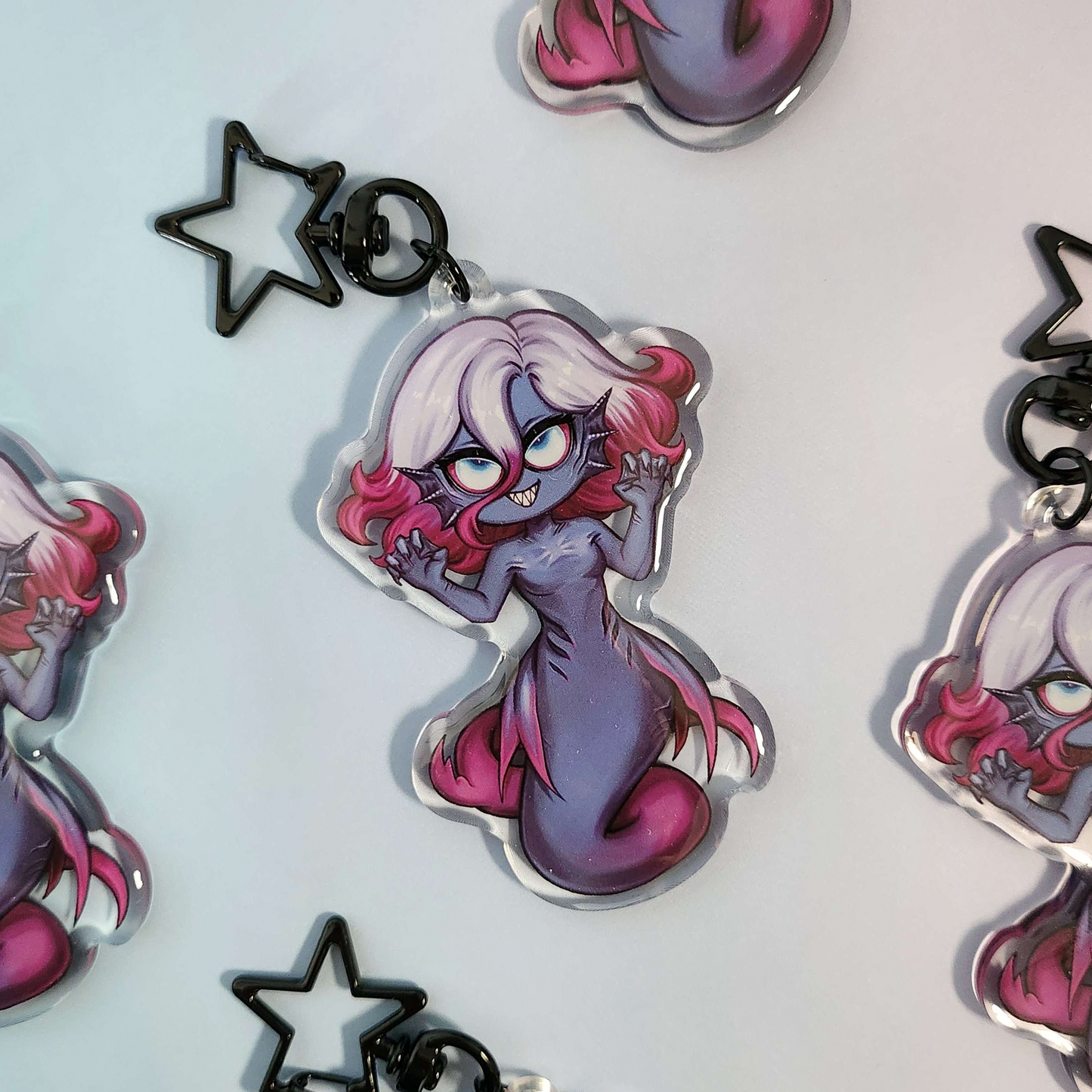 "The Gremlin" Siren Acrylic Keychain