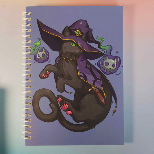 TTRPG Kitty A5 Notebook
