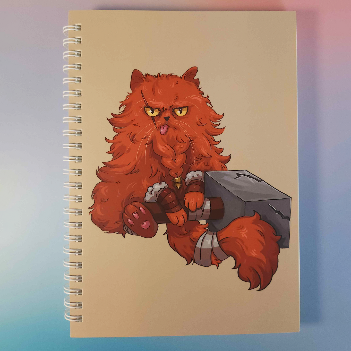 TTRPG Kitty A5 Notebook