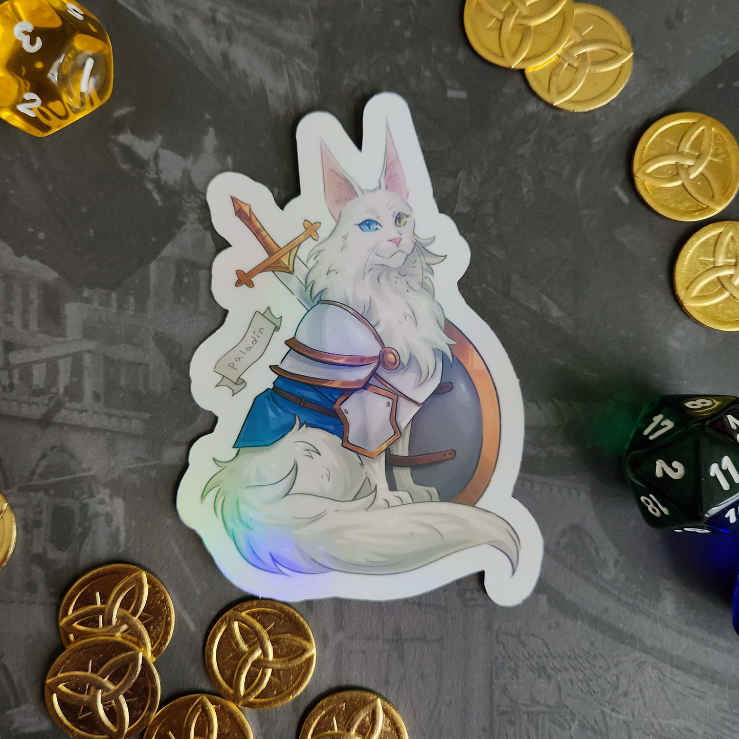 TTRPG Kitty Stickers (SET A)