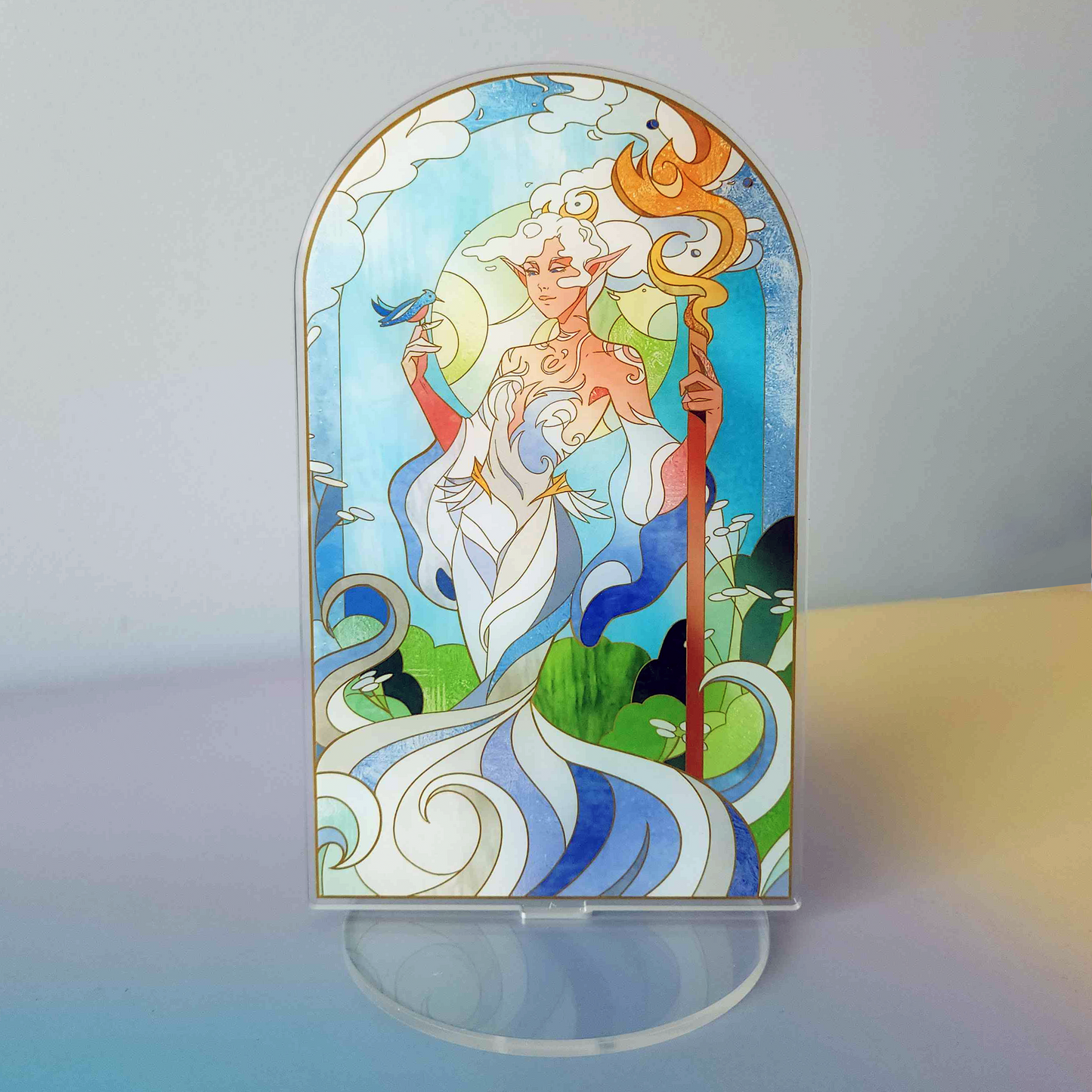 "The Spirit of the Wind" Gold Hot Stamp Acrylic Standee