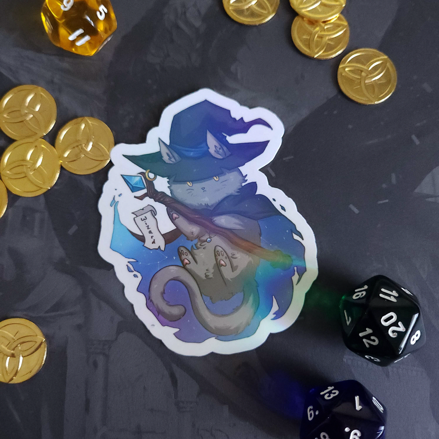 TTRPG Kitty Stickers (SET A)