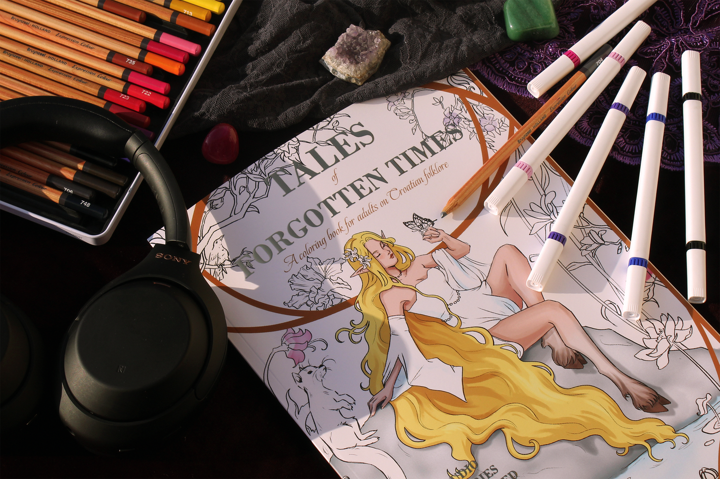 Tales of Forgotten Times: a colouring book on Croatian Folklore [ENG]
