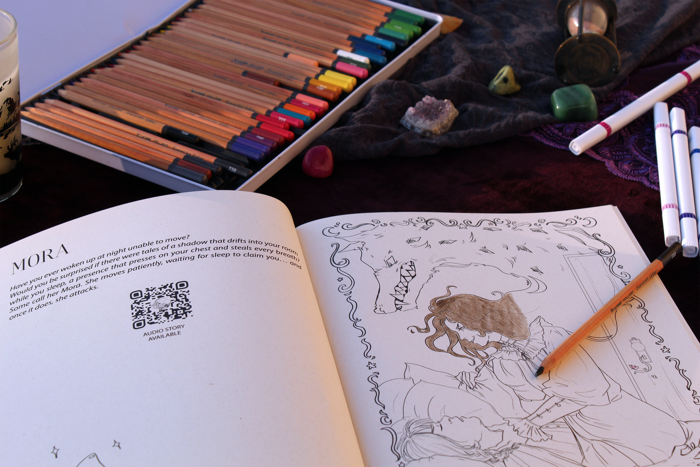 Tales of Forgotten Times: a colouring book on Croatian Folklore [ENG]