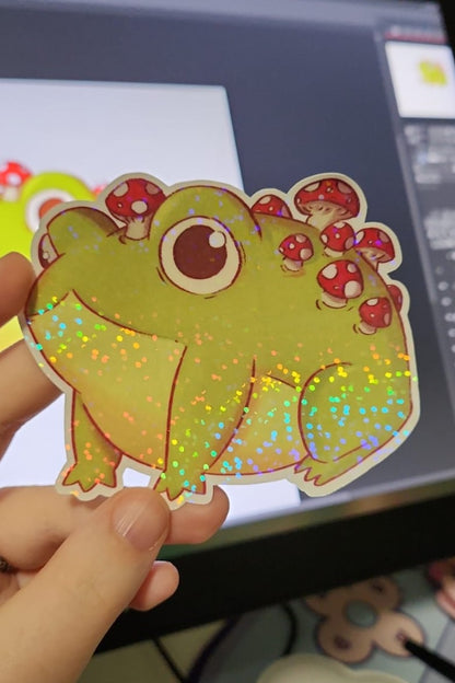 Mushroom Froggy Sticker