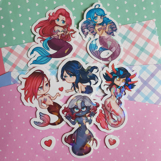 Mermay Stickers (multiple options)