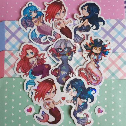 Mermay Stickers (multiple options)
