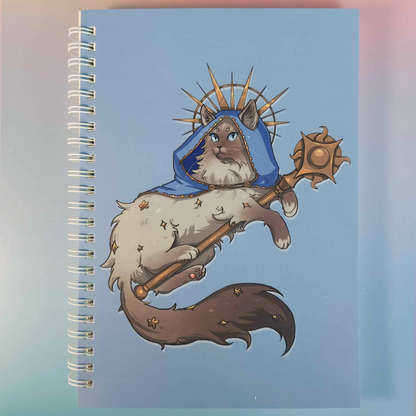 TTRPG Kitty A5 Notebook