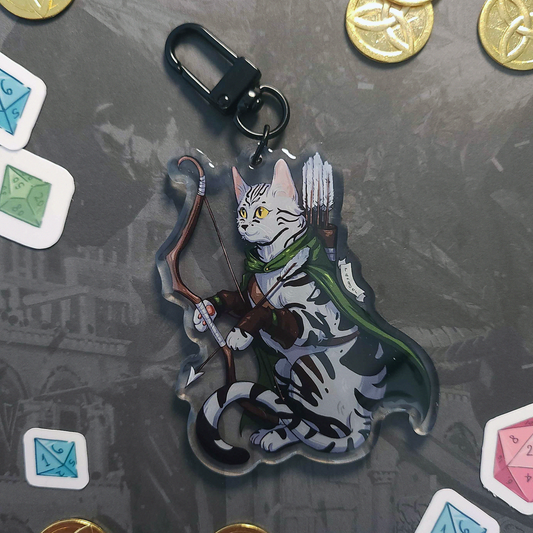 Ranger Kitty Acrylic Charm