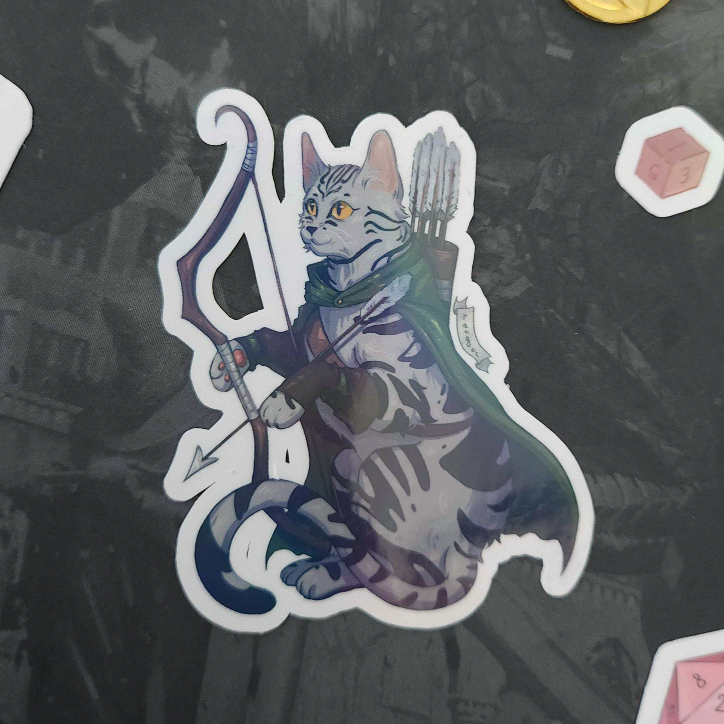 TTRPG Kitty Stickers (SET B)