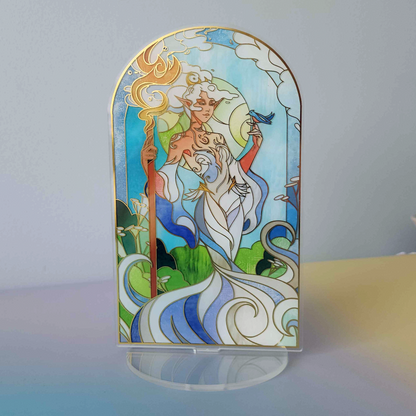 "The Spirit of the Wind" Gold Hot Stamp Acrylic Standee